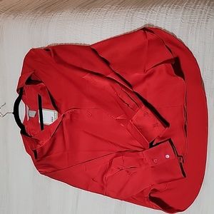 Button down silky blouse